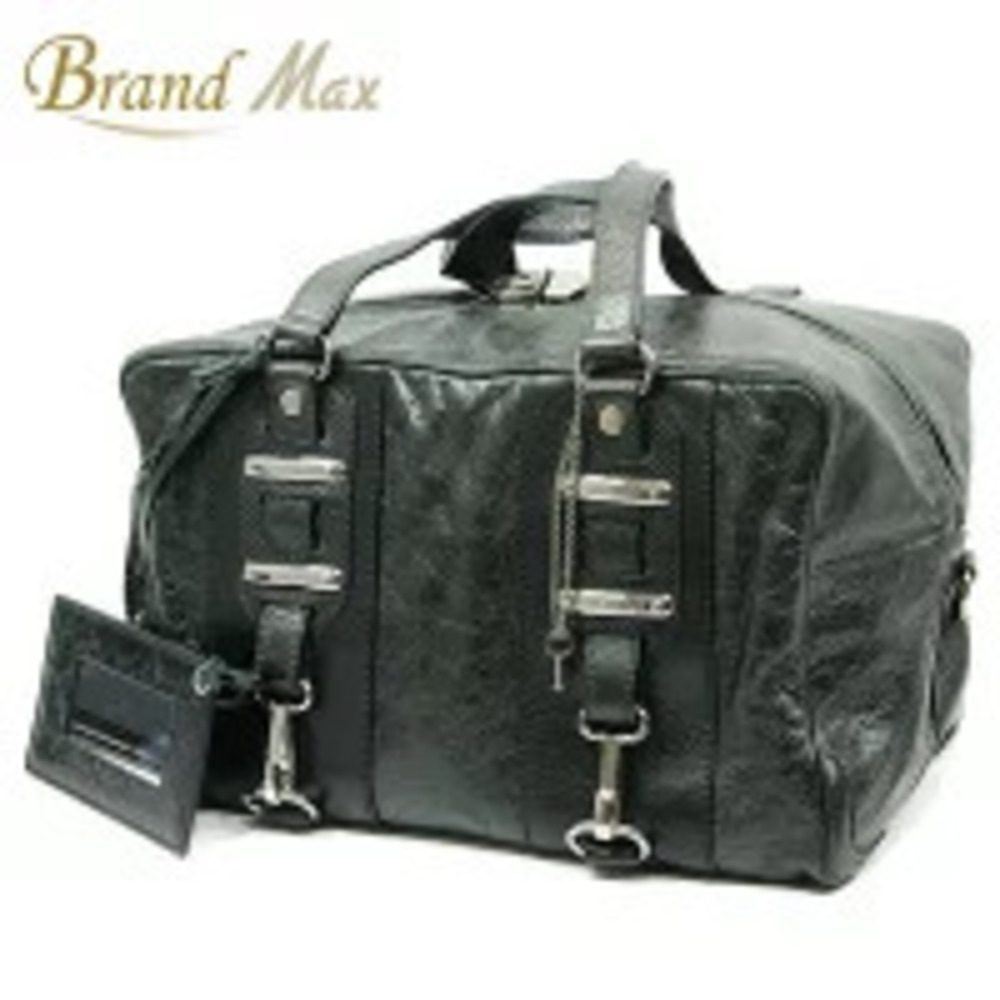 Balenciaga Boston Bag Leather Black - Picture 1 of 3